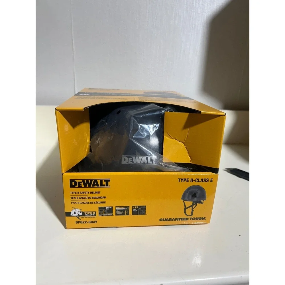 DEWALT Type II Class E Non Vented Safety Helmet DP622 Gray‎ Hard Hat